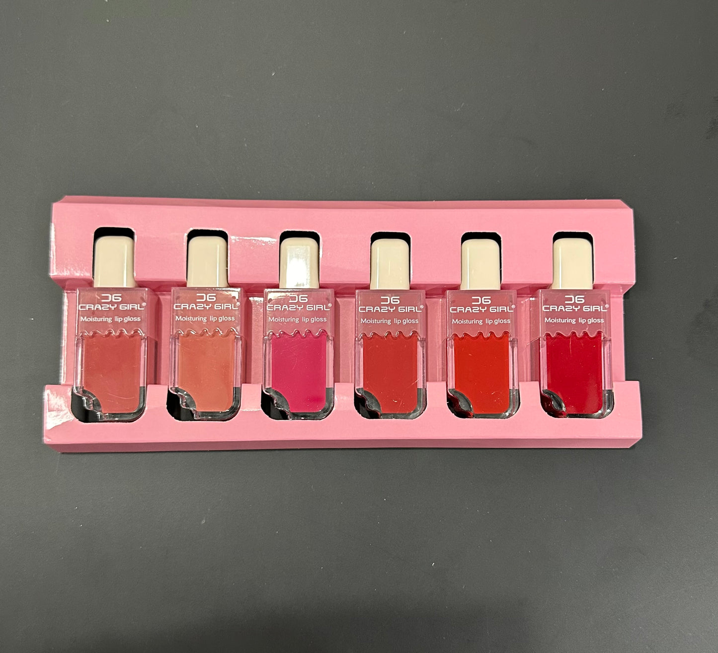 CRAZY GIRL LIP GLOSS PACK OF 6
