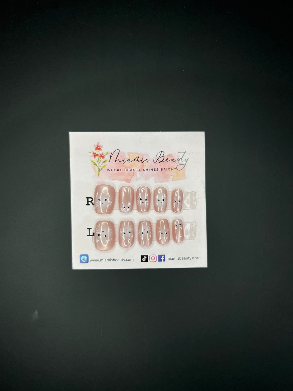 handmade press on ( xs size)-202