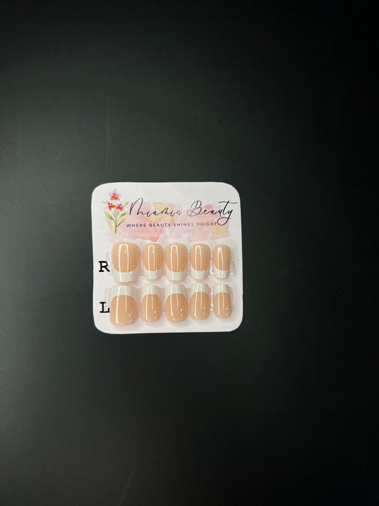 French Nails-11 (handmade medium)
