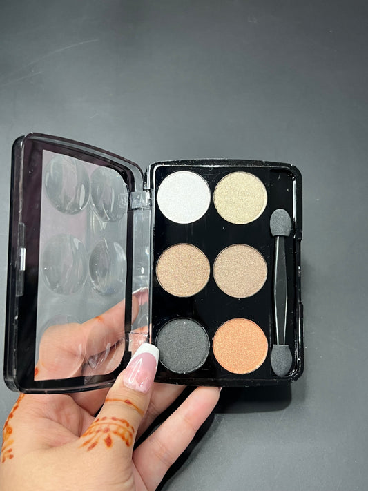 Professional Makeup- 6 color eyeshadow palette