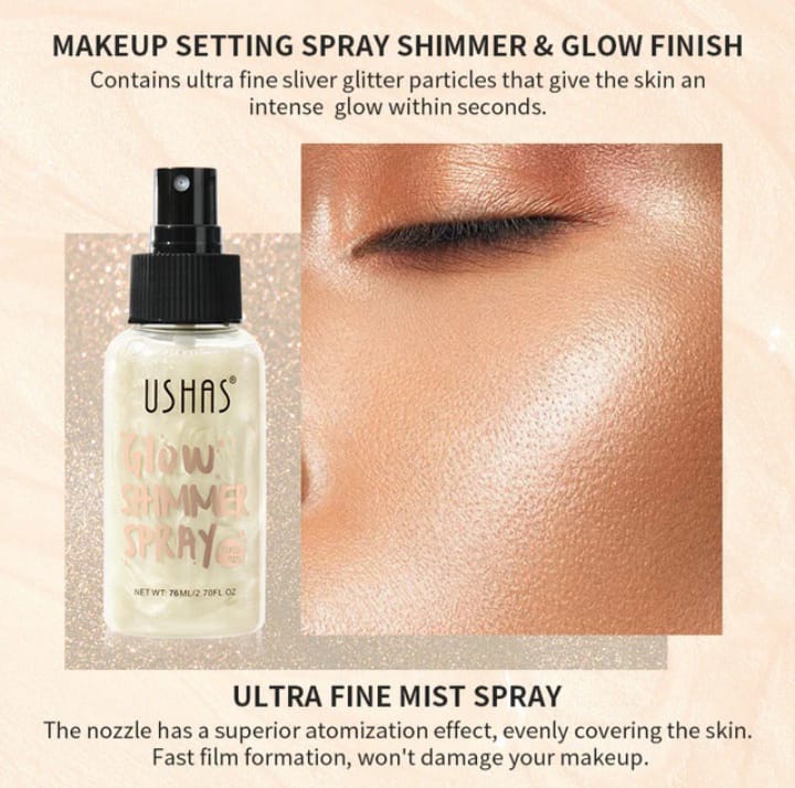 USHAS GLOW SHIMMER SPRAY